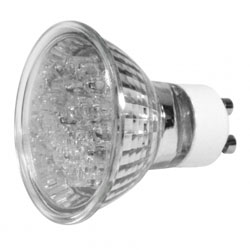 24 LED Spot GU10 220V WW, Светодиодная лампа 1.4Вт, теплый белый свет, цоколь GU10